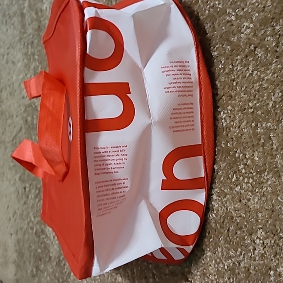 Lululemon reusable shopping bag, red - Picture 5 of 8